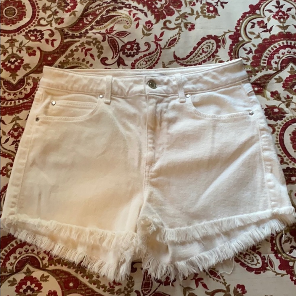 High Rise Guess Jean Shorts
